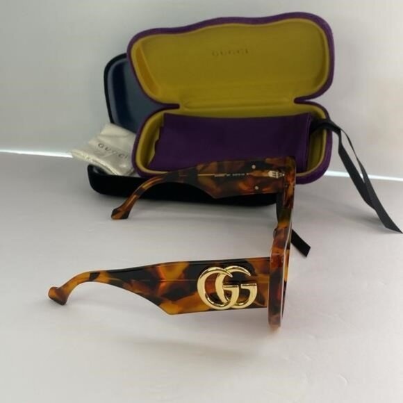 - New Authentic Gucci GG0956S Sunglasses 007 - HAVANA - HAVANA - BROWN - Picture 6 of 9